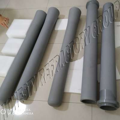 Long using life ceramic silicon nitride tube for industrial furnace