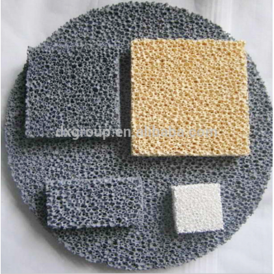 Silicon carbide Alumina Zirconia Magnesia Porous Foam Ceramic Filter