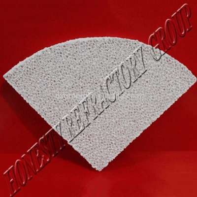 Honesty alumina ceramic foam filter